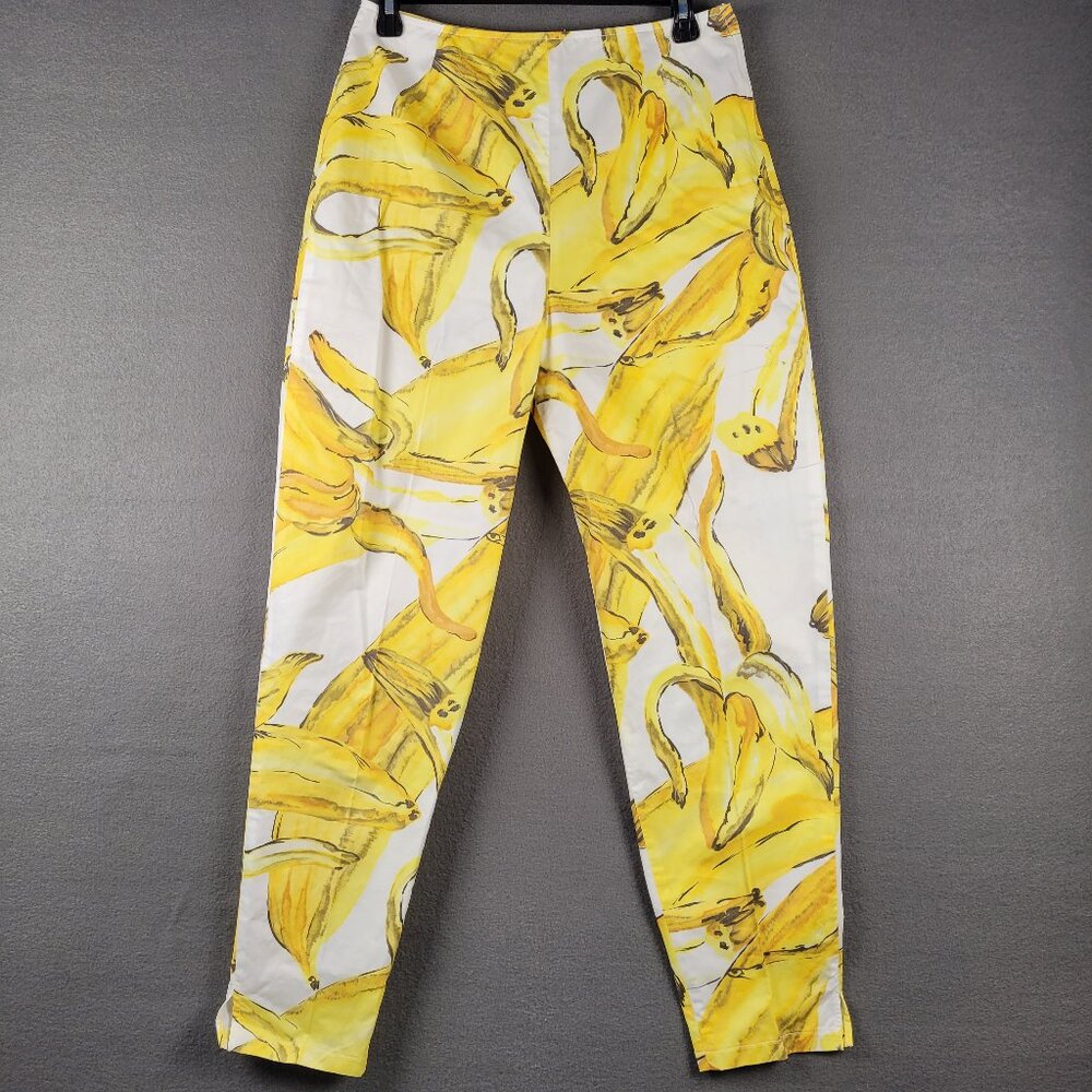 Vtg 60s/70s Banana Pants Cygne Design Dianne B sz 4 Ankle Length